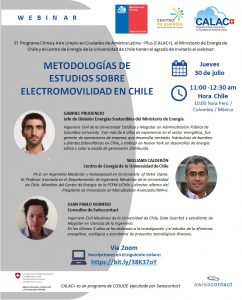 Webinar: Metodologías de Estudios sobre Electromovilidad en Chile